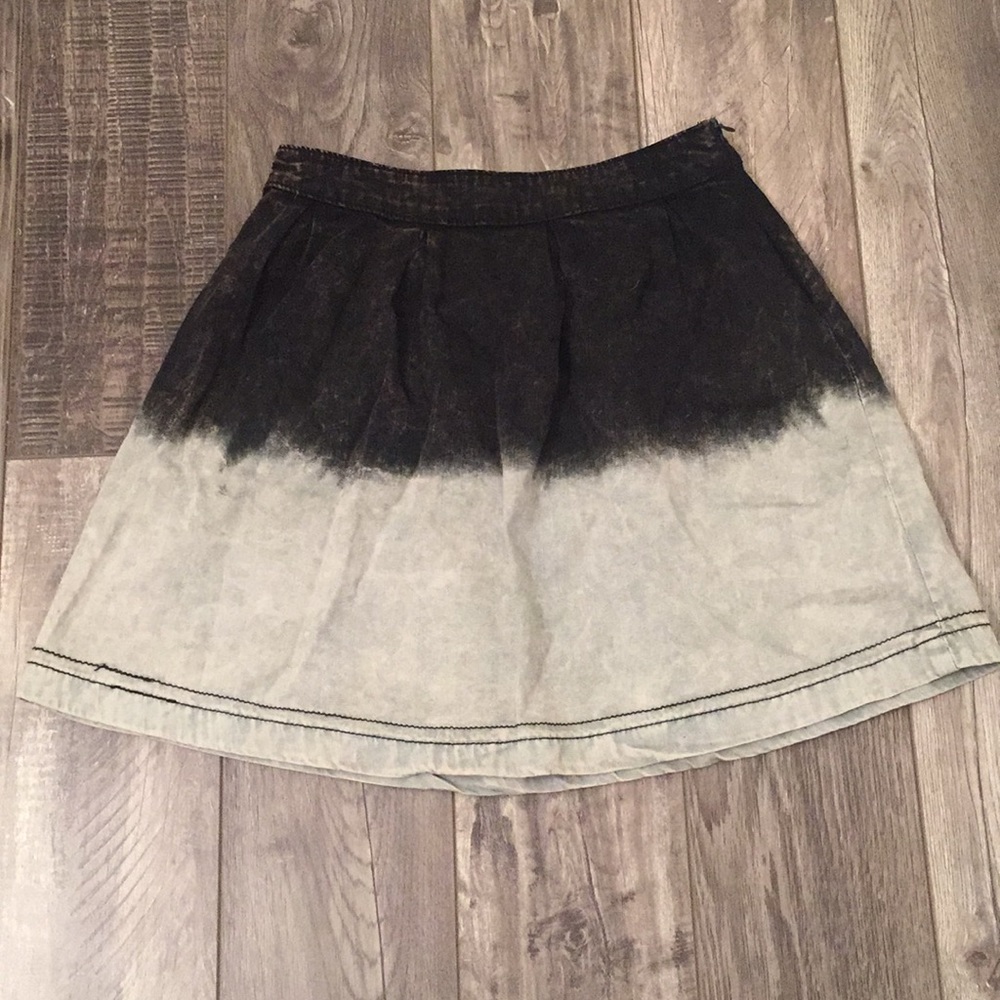 Ombré Denim Skirt